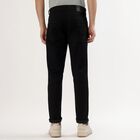Men's Jet Black Slim Fit Jeans, काला, small image number null