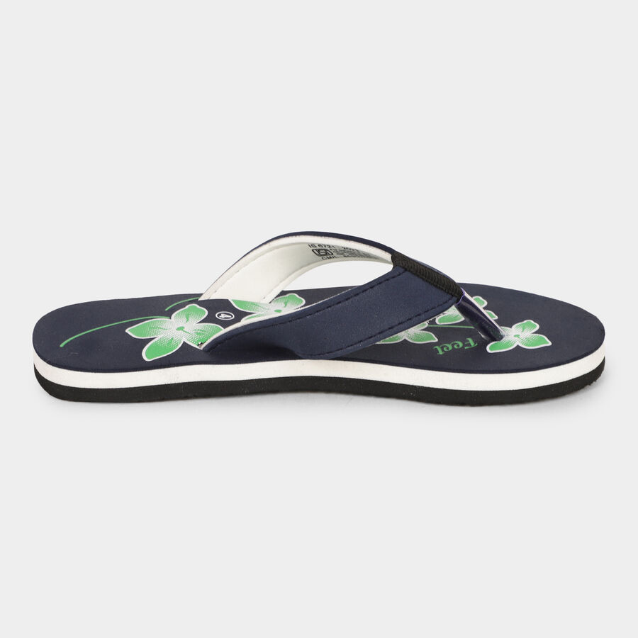 Ladies' Slippers, Navy Blue, large image number null