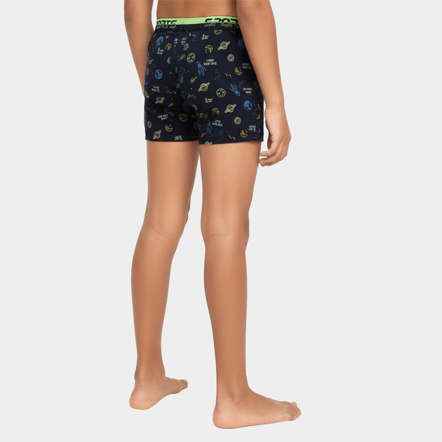 Boys' Navy Regular Fit Space Print Briefs, नेवी ब्लू, large image number null