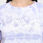 Ladies' 100% Cotton Round Neck T-Shirt , लाइलेक, small image number null