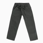 Boys' Dark Olive Green Regular Fit Elastic Waist Jeans, Olive, small image number null
