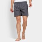 Men's Cotton Boxers, हल्का ग्रे, small