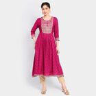 Ladies' Kurta, Wine, small image number null