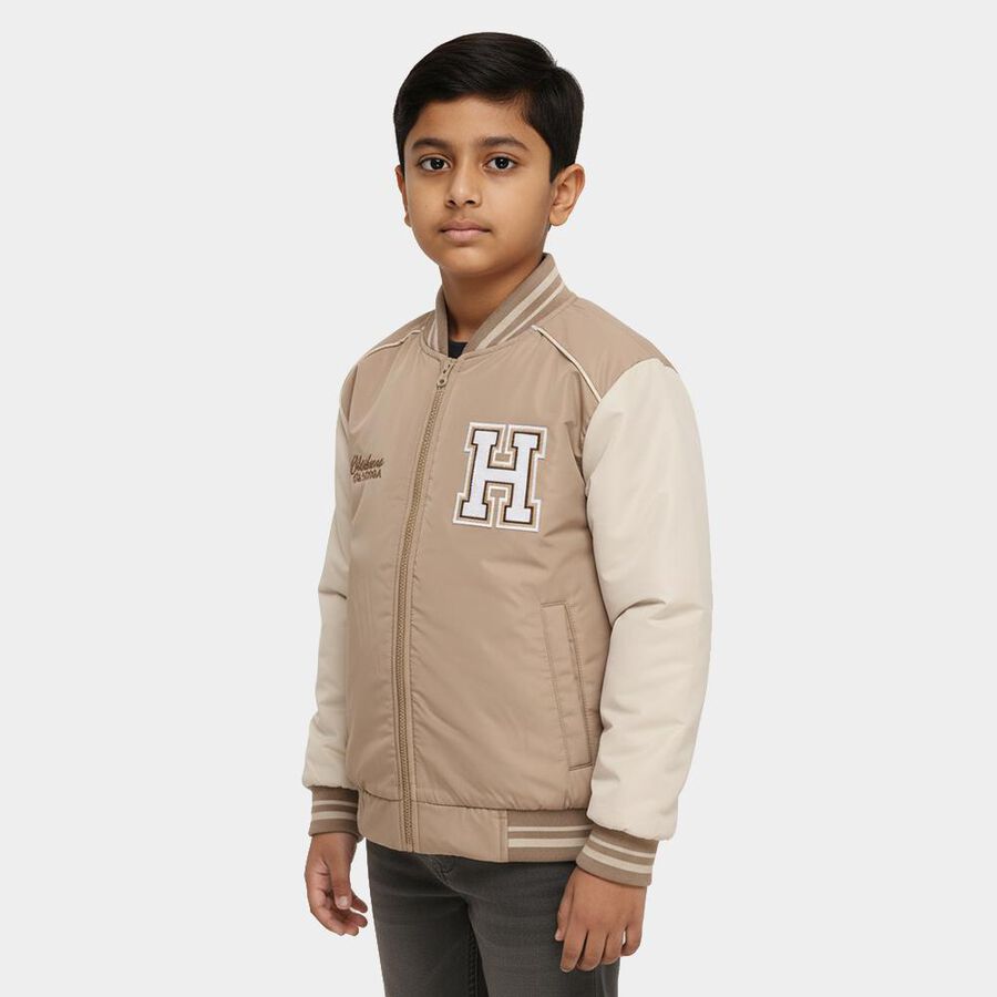 Boys' Jacket, Beige, large image number null