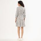 Women's Rich Eggshell White Sleeveless Classic Dress, Off White, small