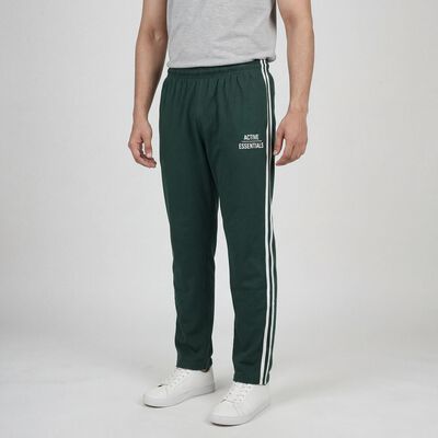 Men's Dark Grey Regular Fit Track Pants