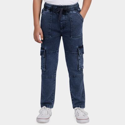 Boys Mid Blue Regular Fit Classic Jeans