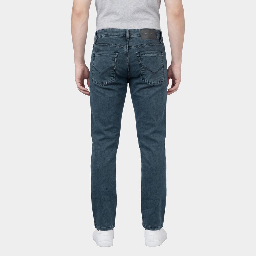 Men's Light Grey Slim Fit Stretchable Jeans, Light Grey, large
