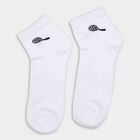 Men's Socks (Pack of 3), सफ़ेद, small