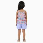 Girls' Short Set, White, small