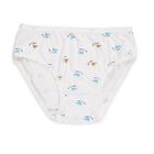 Girls' Soft Lavender and White Printed Cotton Panties, White, small image number null