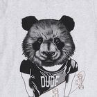 Boys Light Grey Crew Neck Casual Half Sleeve T-Shirt, एक्रू मिश्रित, small image number null