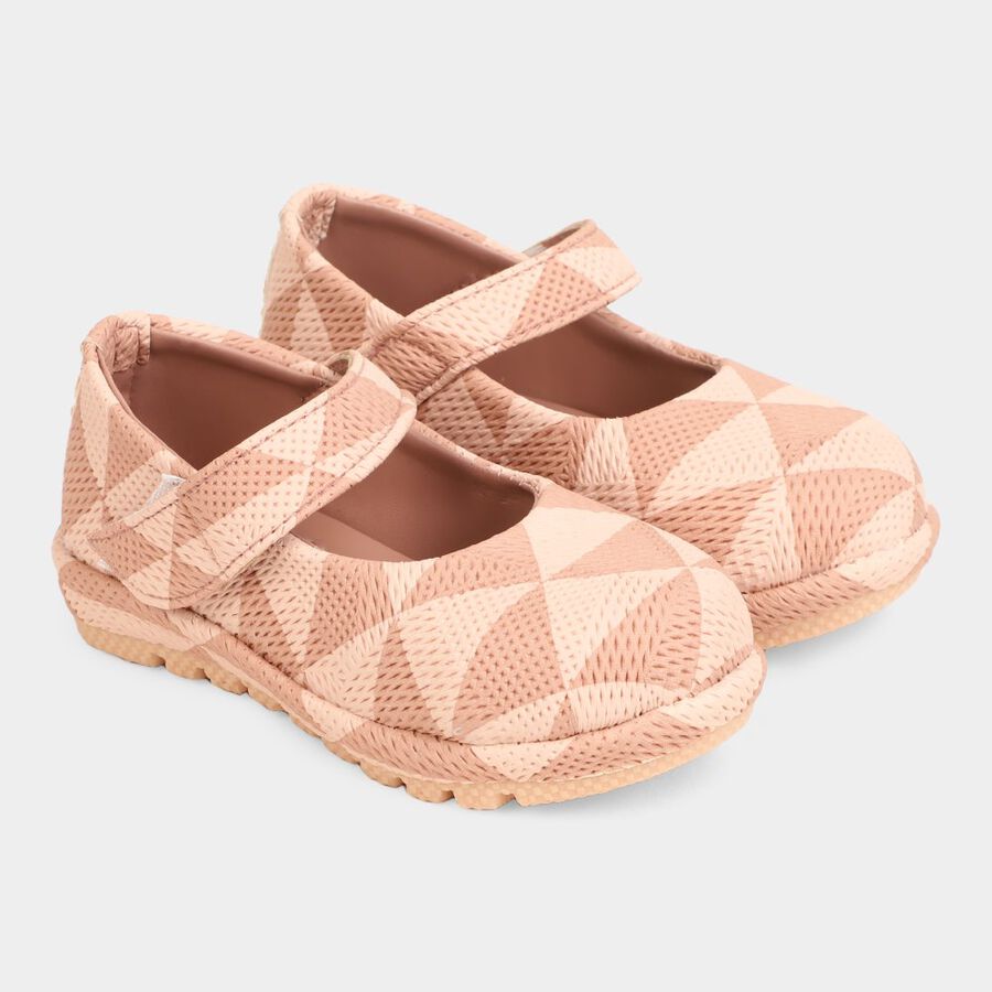 Girls Velcro Sandals, गहरा पीला, large image number null