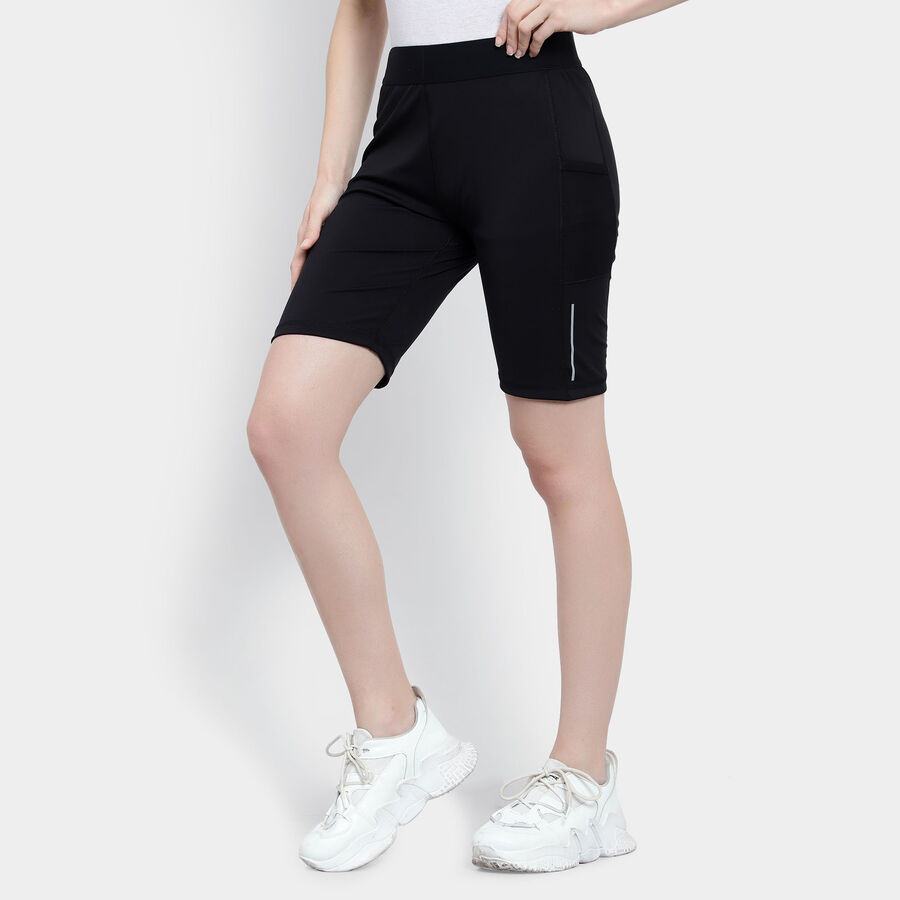 Solid Shorts, काला, large image number null