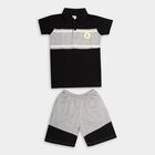 Boys' Knit Baba Suit , काला, small image number null