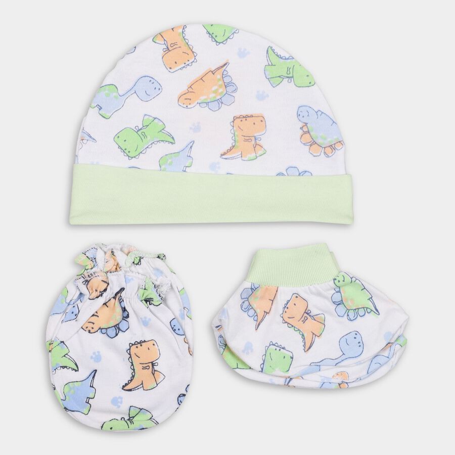 Infants'100% Cotton Gift Set, White, large image number null