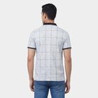 Men's Dark Green Cotton Polo Neck Casual T-Shirt, गहरा हरा, small