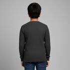 Boys Charcoal Grey Round Neck Thermal, चारकोल, small image number null