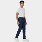 Boys' Dark Blue Regular Fit Jeans, गहरा नीला, small