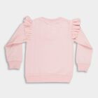 Girls' Sweatshirt, Light Pink, small image number null
