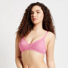 Full Lace Non-Padded Bra, Pink, small image number null