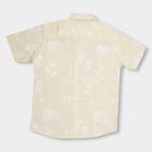 Boys' Light Mustard Yellow Cotton Regular Collar Casual Shirt, पीला, small image number null