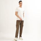 Men's Muted Brown Cargo Jogger, Brown, small