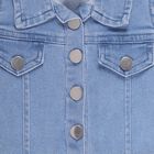 Girls' Frock, Mid Blue, small image number null