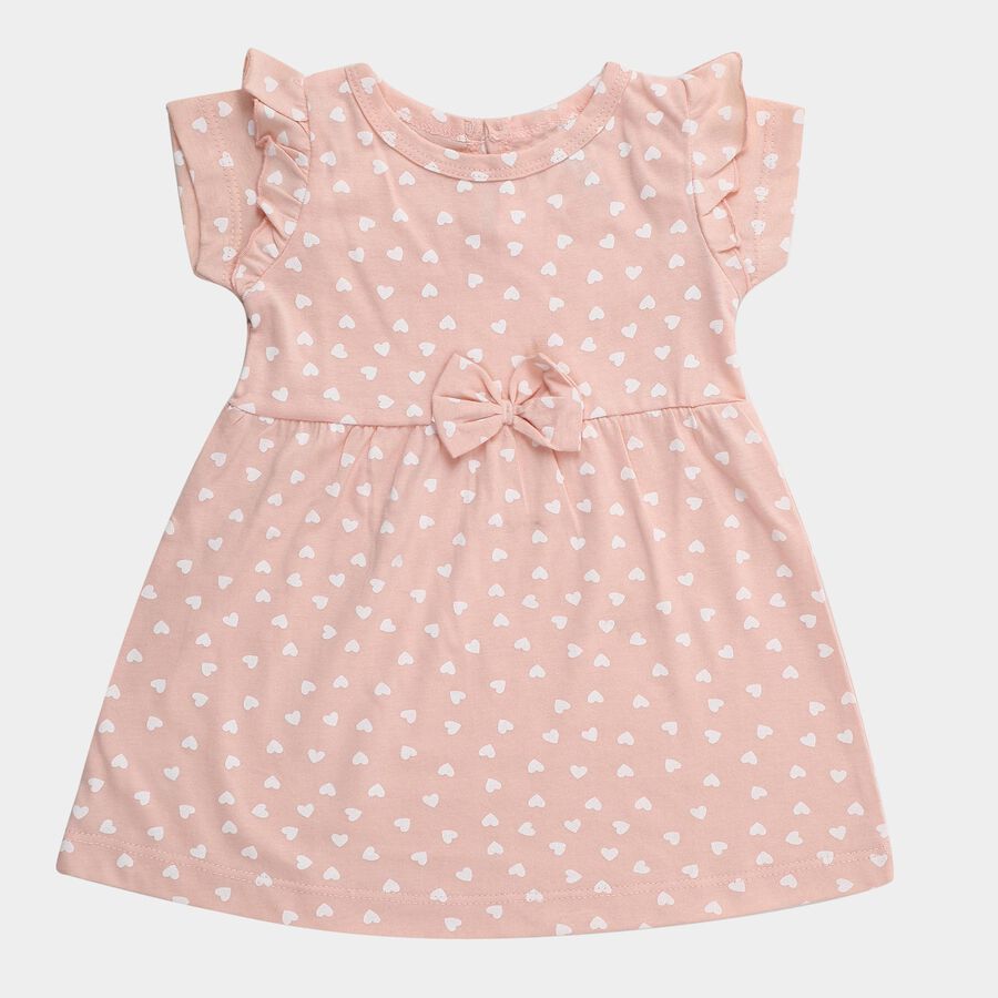 Infants' Frock, Peach, large image number null