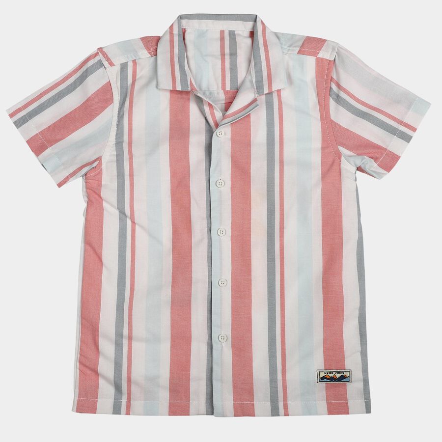 Boys' Casual Shirt, सफ़ेद, large