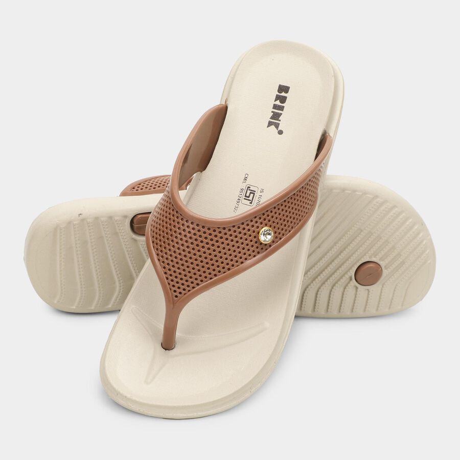 Ladies' Slipper, Beige, large image number null