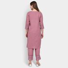 Ladies' 100% Cotton Ethnic Set , Purple, small image number null