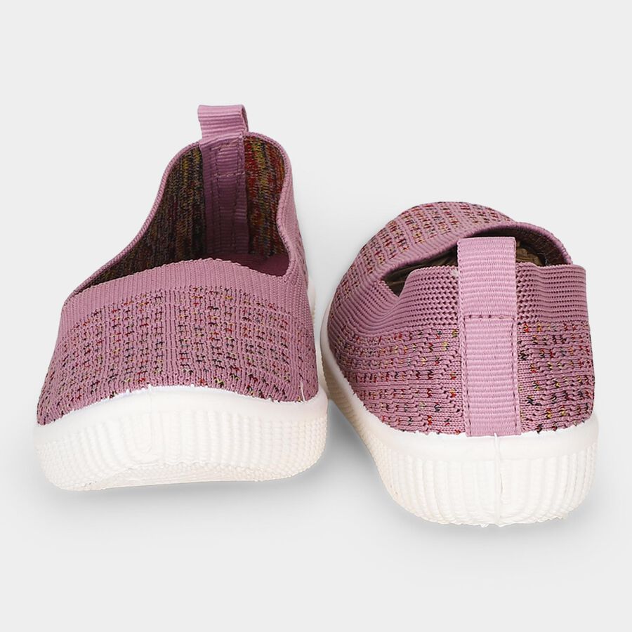 Women's Pink Slip-On Casual Shoes, गुलाबी, large