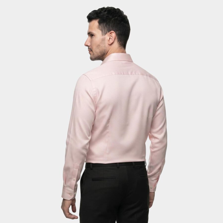 Men's Pink Formal Shirt, हल्का गुलाबी, large