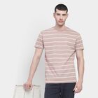 Men's Round Neck Half Sleeves T-Shirt , Light Pink, small image number null