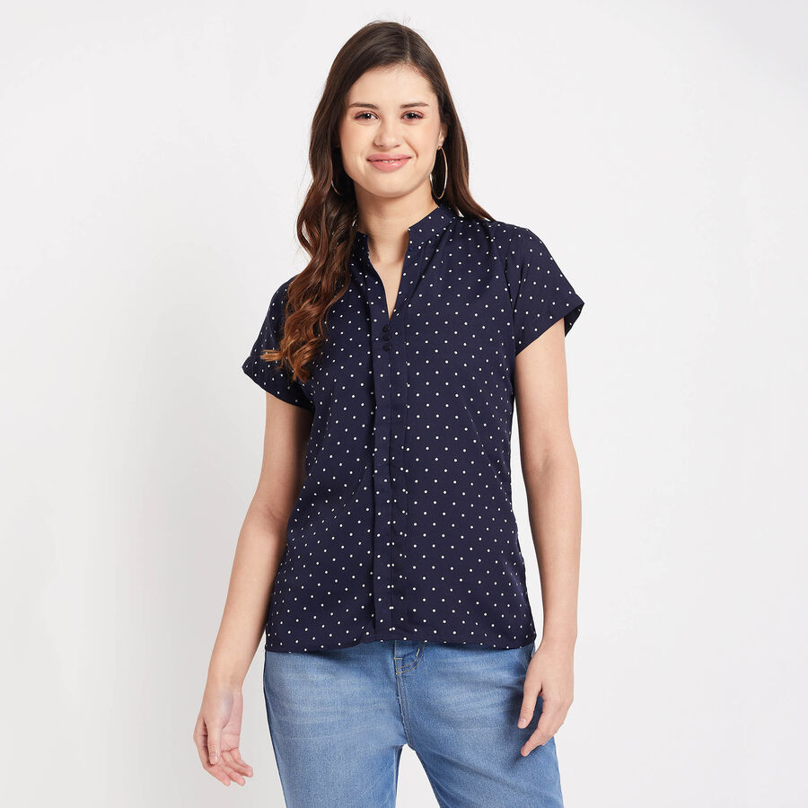 All Over Print Shirt, नेवी ब्लू, large image number null