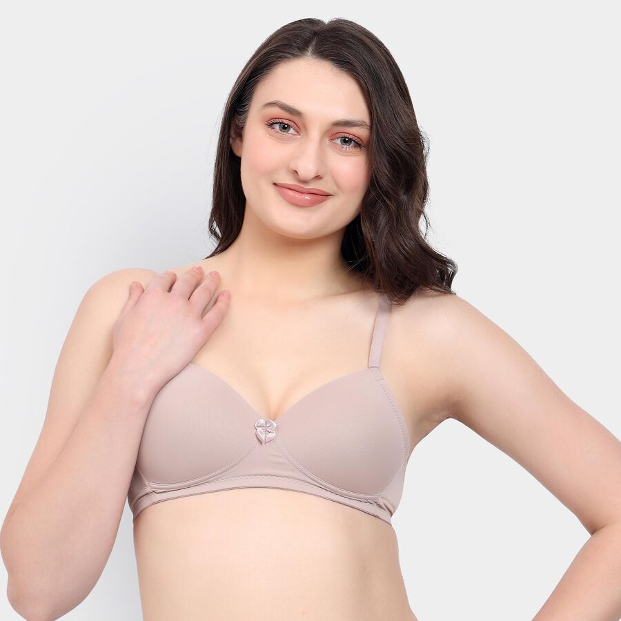 Ladies' Bra , भूरा, large image number null