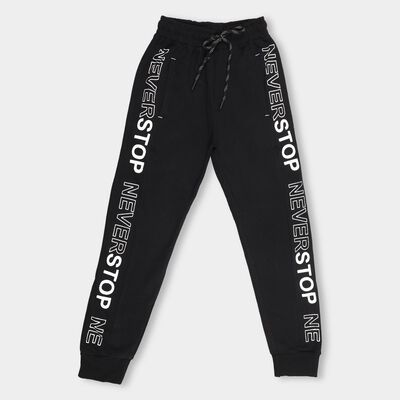 Boys' Jet Black Jogger Pyjama
