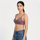 Women's Purple T-Shirt Bra, Purple, small
