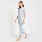 All Over Print Night Suit, हल्का नीला, small image number null