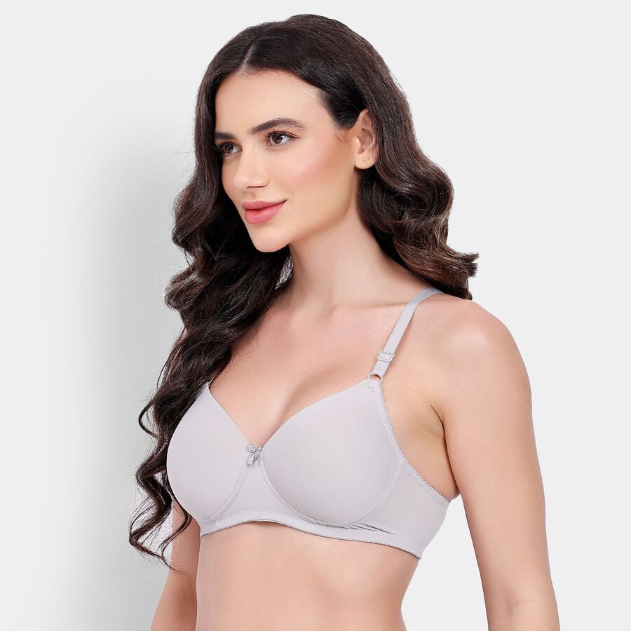 Ladies' Bra, Light Grey, large image number null