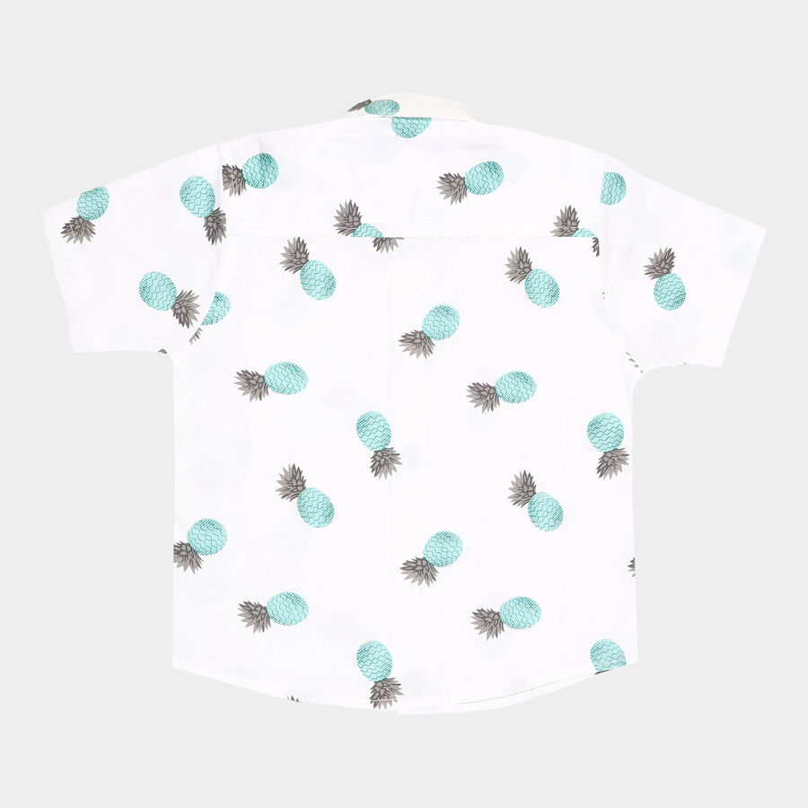 Boys Cotton Casual Shirt, हल्का हरा, large image number null