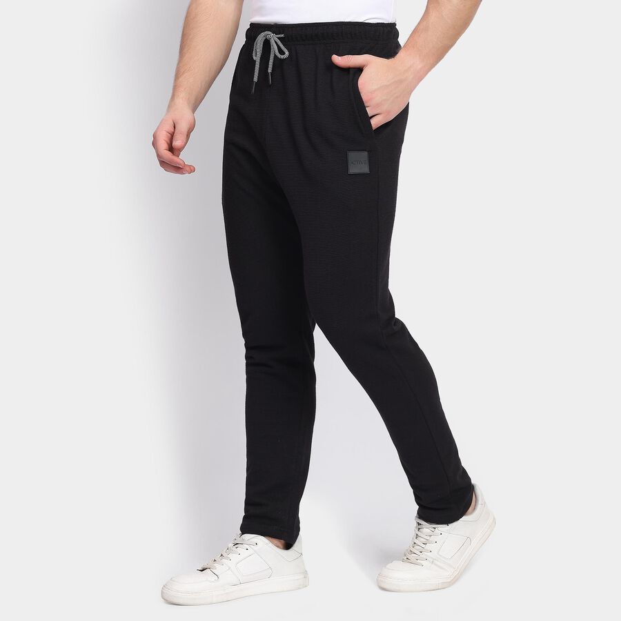 Men's Track Pants , काला, large image number null