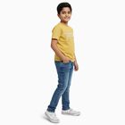 Boys' Half Sleeves T-Shirt, मस्टर्ड, small image number null