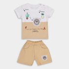 Infants' 100% Cotton Baba Suit, गहरा पीला, small