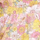 Girls' 100% Cotton Frock, Yellow, small image number null