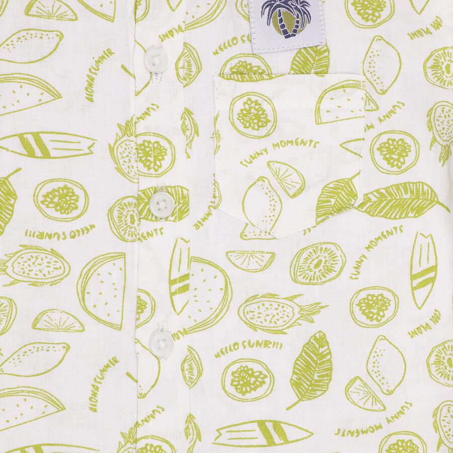 Infants' 100% Cotton Shirt , Light Green, large image number null