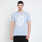Men's Round Neck Half Sleeves T-Shirt, Sky Blue, small image number null