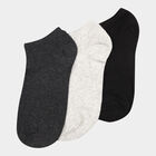 Men's Socks (Pack of 3), Black, small image number null