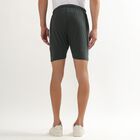 Men's Light Blue Regular Fit Placement Printed Bermuda Shorts, Olive, small image number null